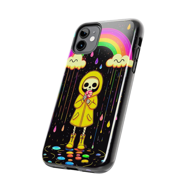 Rainbow Skeleton Lollipop Tough Phone Case LavenderCeleste