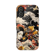 Golden Geisha Wave Japanese Art Tough Phone Case