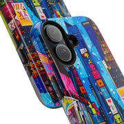 Times Square NYC Pop Art Tough Phone Case LavenderCeleste