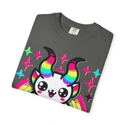 Kawaii Baphomet Rainbow Comfort Colors Tee – Cute Chaos Energy Printify