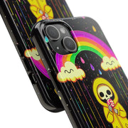Rainbow Skeleton Lollipop Tough Phone Case LavenderCeleste