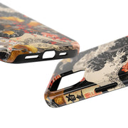 Golden Geisha Wave Japanese Art Tough Phone Case