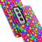 Retro Kawaii Bright Floral Pattern Tough Phone Case