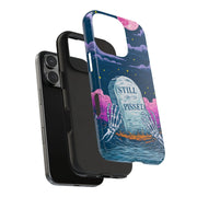Still Pissed Pastel Goth Skeleton Moon Tough Phone Case WOYC