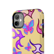 Y2K Butterfly Flames Retro Tough Phone Case LavenderCeleste