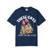 These Cats Think You Are a Twat Funny Comfort Colors Tee LavenderCeleste