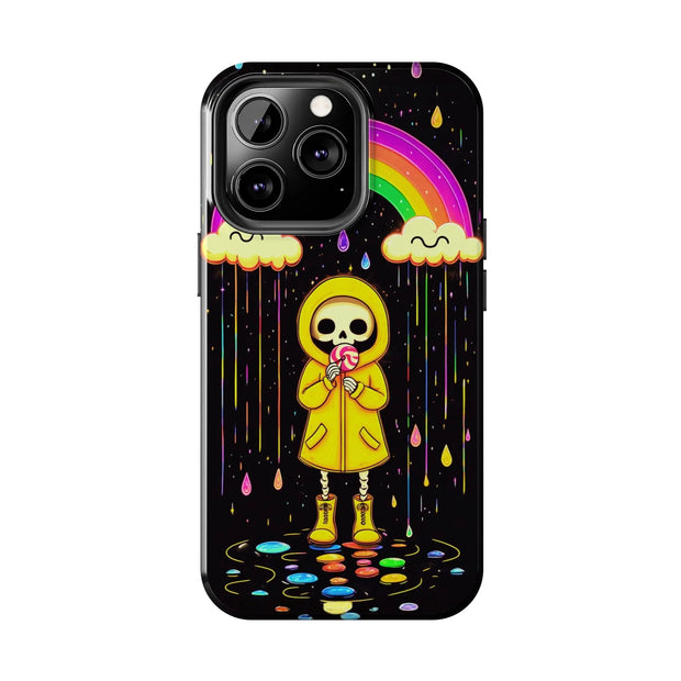 Rainbow Skeleton Lollipop Tough Phone Case LavenderCeleste