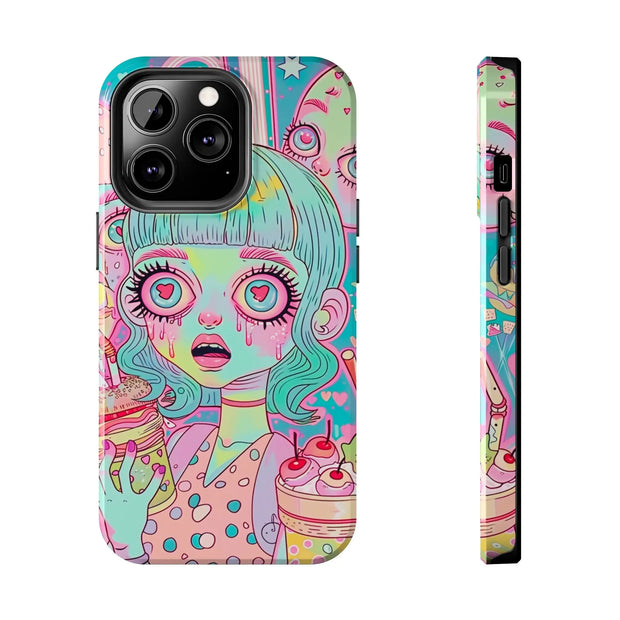 Kawaii Diner Zombies Pastel Chaos Tough Phone Case