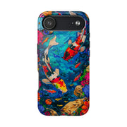 Vibrant Koi Pond Pop Art Tough Phone Case