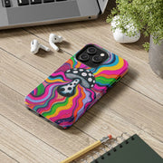 Psychedelic Rainbow Mushroom Art – Trippy Tough Case Printify
