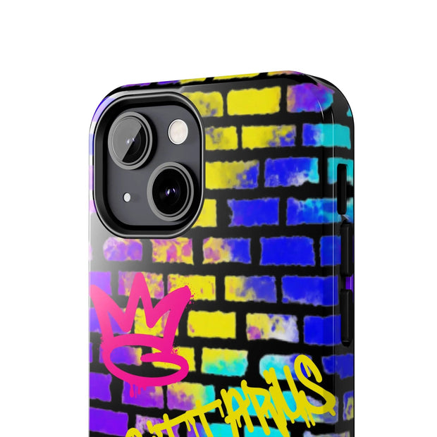 Sagittarius Graffiti Wall Zodiac Tough Phone Case LavenderCeleste
