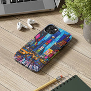 Times Square NYC Pop Art Tough Phone Case LavenderCeleste