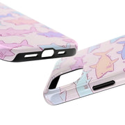 Pastel Shark Pattern Tough Phone Case LavenderCeleste