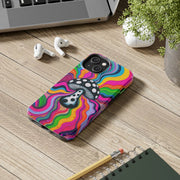 Psychedelic Rainbow Mushroom Art – Trippy Tough Case Printify