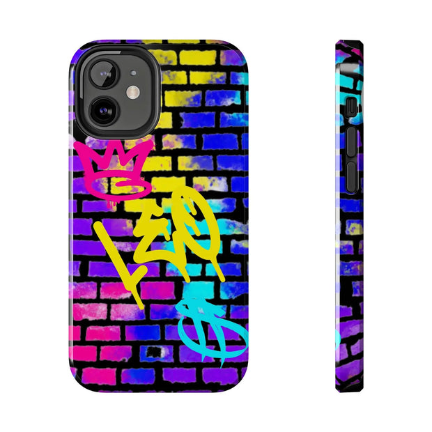 Leo Zodiac Graffiti Tough Phone Case – Vibrant Street Art Zodiac Design
