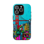 San Francisco Pop Art Colorful City Tough Phone Case LavenderCeleste
