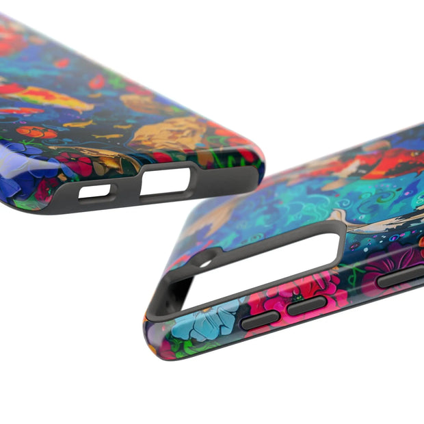 Vibrant Koi Pond Pop Art Tough Phone Case