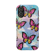 Retro Pop Art Butterfly Sky Tough Phone Case