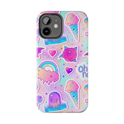 Pastel Goth Kawaii Graveyard Tough Phone Case LavenderCeleste