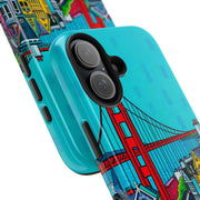 San Francisco Pop Art Colorful City Tough Phone Case LavenderCeleste