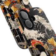 Golden Geisha Wave Japanese Art Tough Phone Case