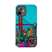 San Francisco Pop Art Colorful City Tough Phone Case LavenderCeleste