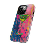 Neon Martini Pop Art Tough Phone Case Printify