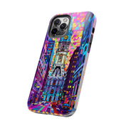Philadelphia Pop Art Skyline Tough Phone Case LavenderCeleste