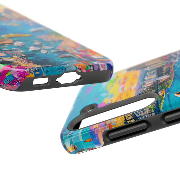 Sydney Collage Skyline Art Tough Phone Case LavenderCeleste