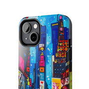 Times Square NYC Pop Art Tough Phone Case LavenderCeleste