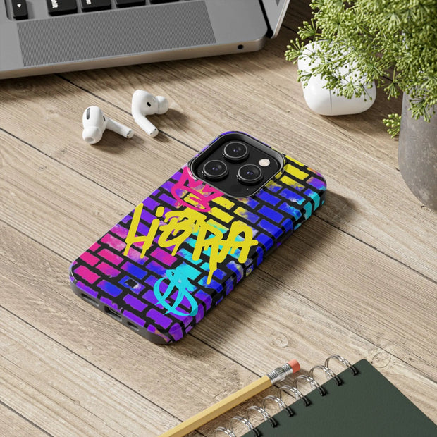 Libra Graffiti Wall Tough Phone Case – Vibrant Zodiac Street Art Design