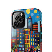 Upper Eastside NYC Pop Art Tough Phone Case LavenderCeleste