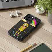 Rainbow Skeleton Lollipop Tough Phone Case LavenderCeleste