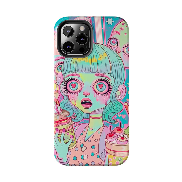 Kawaii Diner Zombies Pastel Chaos Tough Phone Case