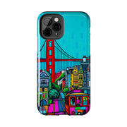 San Francisco Pop Art Colorful City Tough Phone Case LavenderCeleste