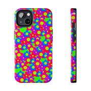 Retro Kawaii Bright Floral Pattern Tough Phone Case