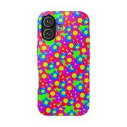 Retro Kawaii Bright Floral Pattern Tough Phone Case