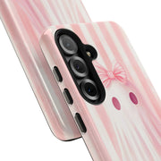 Pink Coquette Ghost Tough Phone Case - LavenderCeleste