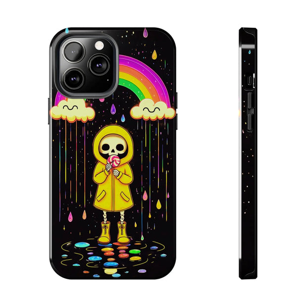 Rainbow Skeleton Lollipop Tough Phone Case LavenderCeleste