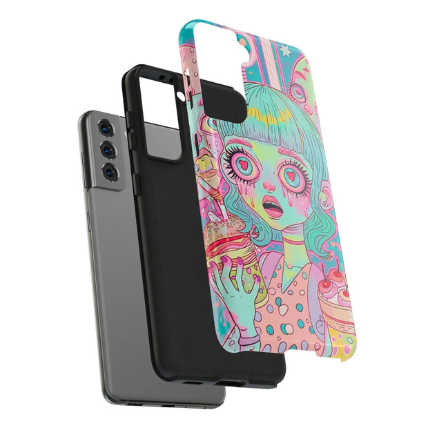 Kawaii Diner Zombies Pastel Chaos Tough Phone Case