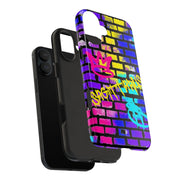 Sagittarius Graffiti Wall Zodiac Tough Phone Case LavenderCeleste