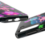 Kawaii Gothic Succubus Neon Heart Tough Phone Case