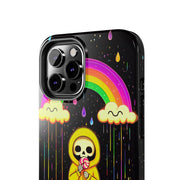 Rainbow Skeleton Lollipop Tough Phone Case LavenderCeleste