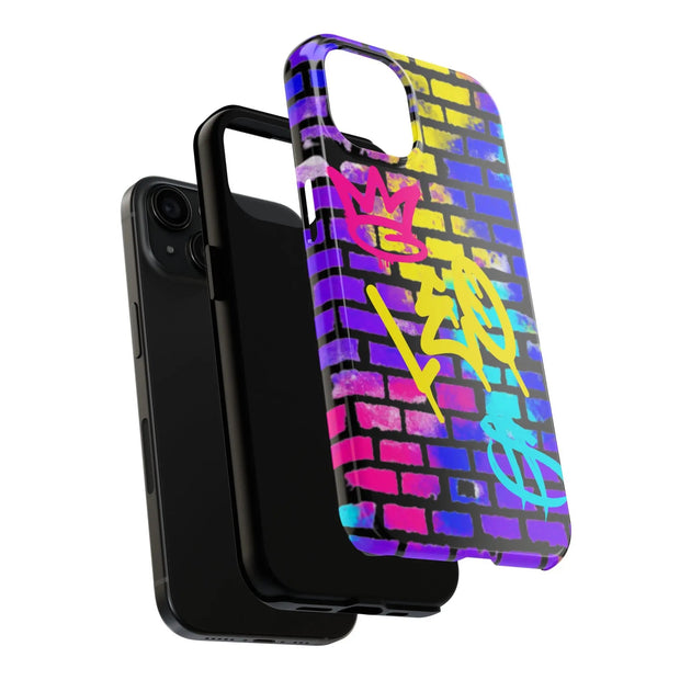 Leo Zodiac Graffiti Tough Phone Case – Vibrant Street Art Zodiac Design