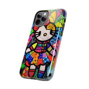 Pop Patchwork Kitty Tough Phone Case Printify