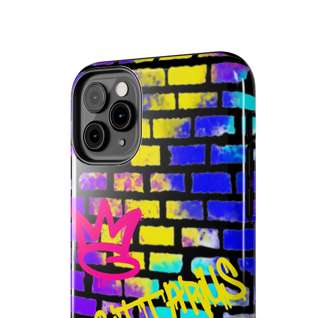 Sagittarius Graffiti Wall Zodiac Tough Phone Case LavenderCeleste