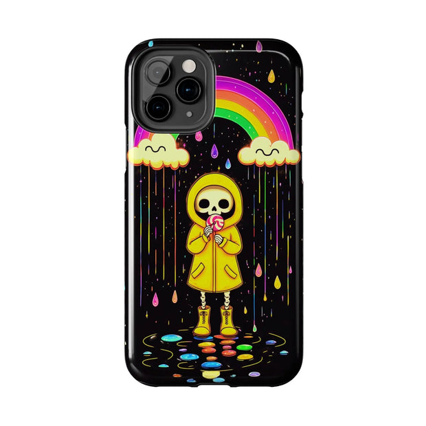 Rainbow Skeleton Lollipop Tough Phone Case LavenderCeleste