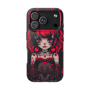 Kawaii Gothpunk Red Heart Tough Phone Case