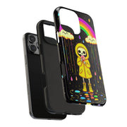 Rainbow Skeleton Lollipop Tough Phone Case LavenderCeleste