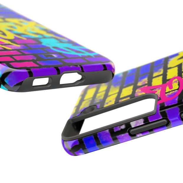 Libra Graffiti Wall Tough Phone Case – Vibrant Zodiac Street Art Design